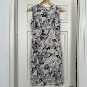 Calvin Klein Floral Dress Size 4 (Lightly Worn)